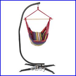 Combo Hammock with C Frame Stand Set Portable Hanging Chair Outdoor Patio Swing