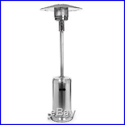Commercial Outdoor LP Propane Gas Patio Heater with Cover Stainless Steel