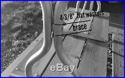 Commercial grade aluminum 8' picnic table frameRosendale Picnic Tables