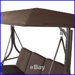 Converting Outdoor Swing Canopy Hammock Seats 3 Patio Deck Furniture