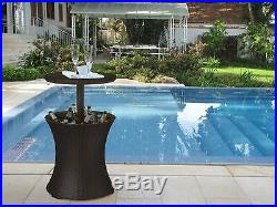 Cool Bar Table Patio Set Outdoor Furniture Bistro Piece Dining Pool BBQ