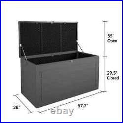 Cosco Outdoor Patio Deck Storage Box, Extra Large, 180 Gallons