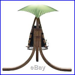 Curved Hanging Chair WithStand (Green) Yard Lawn Beach Outdoor/Indoor Furniture