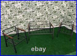 Derinft Garden Furniture, Metal Sofa Set, Symmetry Model, Balcony, Garden, Cafe