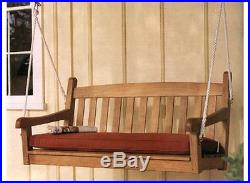 Devon Grade-A Teak Wood 4 Feet Swing Chair Bench Outdoor Garden Furniture New