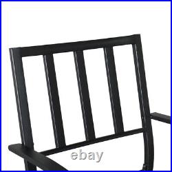 Dining Chair and Table Backrest Table Top Courtyard Iron Table And Chair Set