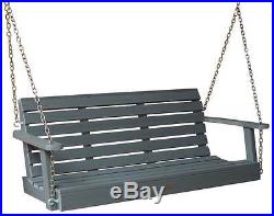 Eco-friendly 4 ft. Porch Swing in Coastal Teak ID 3293051