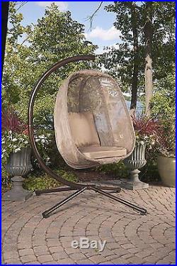 Egg Chair Hammock Stand Bedroom Indoor Outdoor Hang Patio Deck Swing Cushion