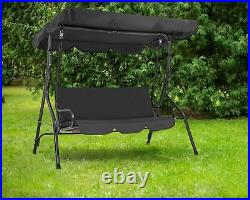 FDW Canopy Backyard Outdoor Swing Chair Removable Cushion Adjustable