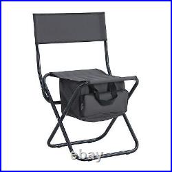 Folding Outdoor Chair with Storage Bag for Camping, Picnics
