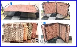 Folding Portable Single Bed Garden Camping Indoor Furniture Indian Manja Choose