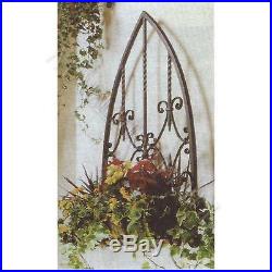 French Scroll Wall Planter With Basket