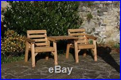 Garden Furniture / Patio Set Companion Seat Bench Solid Wood Set
