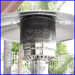 Garden Outdoor Patio Heater Propane Standing Stainless Steel withaccessories New