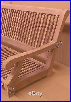 Giva Grade-A Teak Wood 5 Feet Swing Chair Bench Outdoor Garden Furniture New