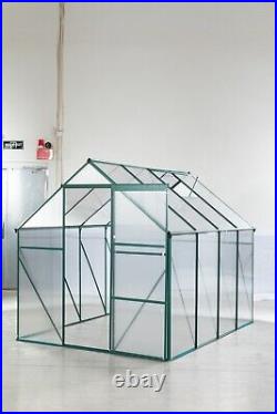 Green-6 x 8 FT Outdoor Patio Greenhouse