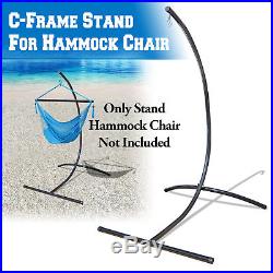 Hammock C-Frame Stand Steel Swing Holder for Hanging Chair