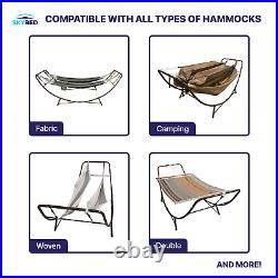 Hammock Stand for Two Single Hammocks 7ft-14ft or one Double? Unique Head Up Mode