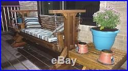 Handmade Heavy Duty Cedar Porch Glider Patio Glider Bench Glider Patio Furniture