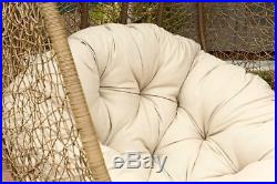 Hanging Basket Chair Patio Furniture Slings Wicker Egg Outdoor Cushions Swing