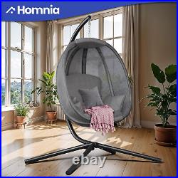 Hanging Egg Chair Patio Swing Foldable Hammock Stand Steel Waterproof With Cushion