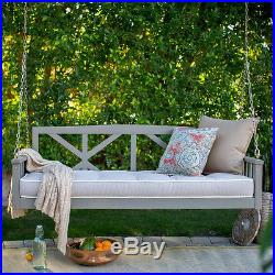 Hanigng Porch Swing Furniture Outdoor Cushion Deep Seating Chair Bench Patio