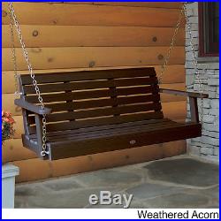 Highwood Eco-friendly Marine-grade Synthetic Wood Weatherly 5 ft. Porch Swing