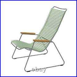 Houe CLICK Outdoor Lounge 35.4 x 37.6-Inch Chair with Armrests (Dusty Green)