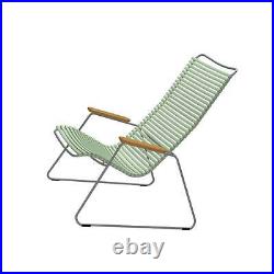 Houe CLICK Outdoor Lounge 35.4 x 37.6-Inch Chair with Armrests (Dusty Green)