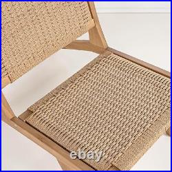 JONATHAN Y RLX1000A Parker Mid-Century Modern Woven Seagrass Wood Natural