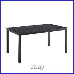 Kaplan Outdoor Metal Dining Table Oil Rubbed Bronze