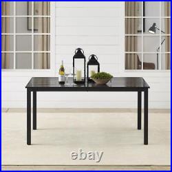 Kaplan Outdoor Metal Dining Table Oil Rubbed Bronze