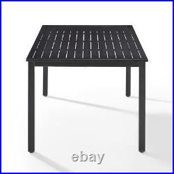 Kaplan Outdoor Metal Dining Table Oil Rubbed Bronze