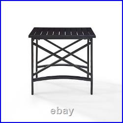 Kaplan Outdoor Metal Side Table Oil Rubbed Bronze