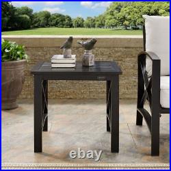 Kaplan Outdoor Metal Side Table Oil Rubbed Bronze