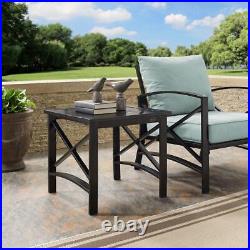 Kaplan Outdoor Metal Side Table Oil Rubbed Bronze