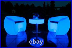 LED Lounge Leuchtmöbel WIDEST LED Sessel, Loungesitz, Gartensitz, Leuchtsitz