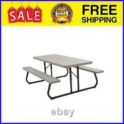 Lifetime 6 Foot Folding Picnic Table, Putty