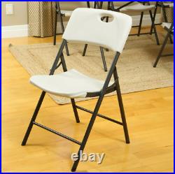 Lifetime Folding Chairs, White (4 Pack)