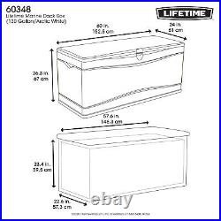Lifetime Marine Dock Box (130 Gallon), 60348