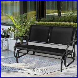 Livebest Swing Glider Bench 2 Person Rocking Chair Porch Patio Lounger Outdoor