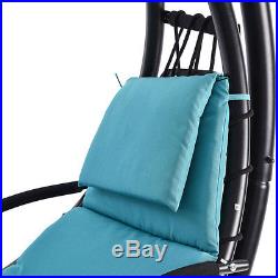 Lounger Chair Air Porch Swing Hammock Chair Hanging Chaise Arc Stand Canopy 3 C