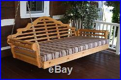 Marlboro 75 Cedar Porch SWING BED Unfinished Cedar FITS SINGLE MATTRESS
