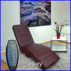 Massage Chaise Lounge PU Leather Ergonomic Electric Recliner Chair