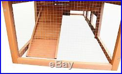 Merax 70 Wooden Chicken Coop Rabbit Hutch House Cage Small Animals with 2 ramp