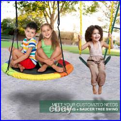 Metal Playground Swing Set Outdoor Kids Children Backyard Swingset 40 Swing US