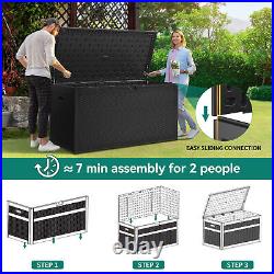 ModFusion 230 Gallon Outdoor Storage Deck Storage Box Container Patio Garden box