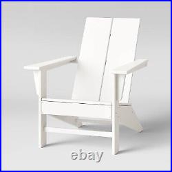 Moore POLYWOOD Patio Adirondack Chair, Outdoor Furniture White Project 62