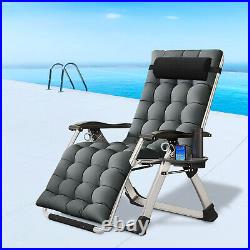 NAIZEA Zero Gravity Chair With Soft Mattress Camping New Sale For Outdoor Home