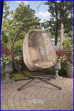 NEW Hanging Egg Chair Patio Swing Outdoor Home Furniture Poolside Garden Deck